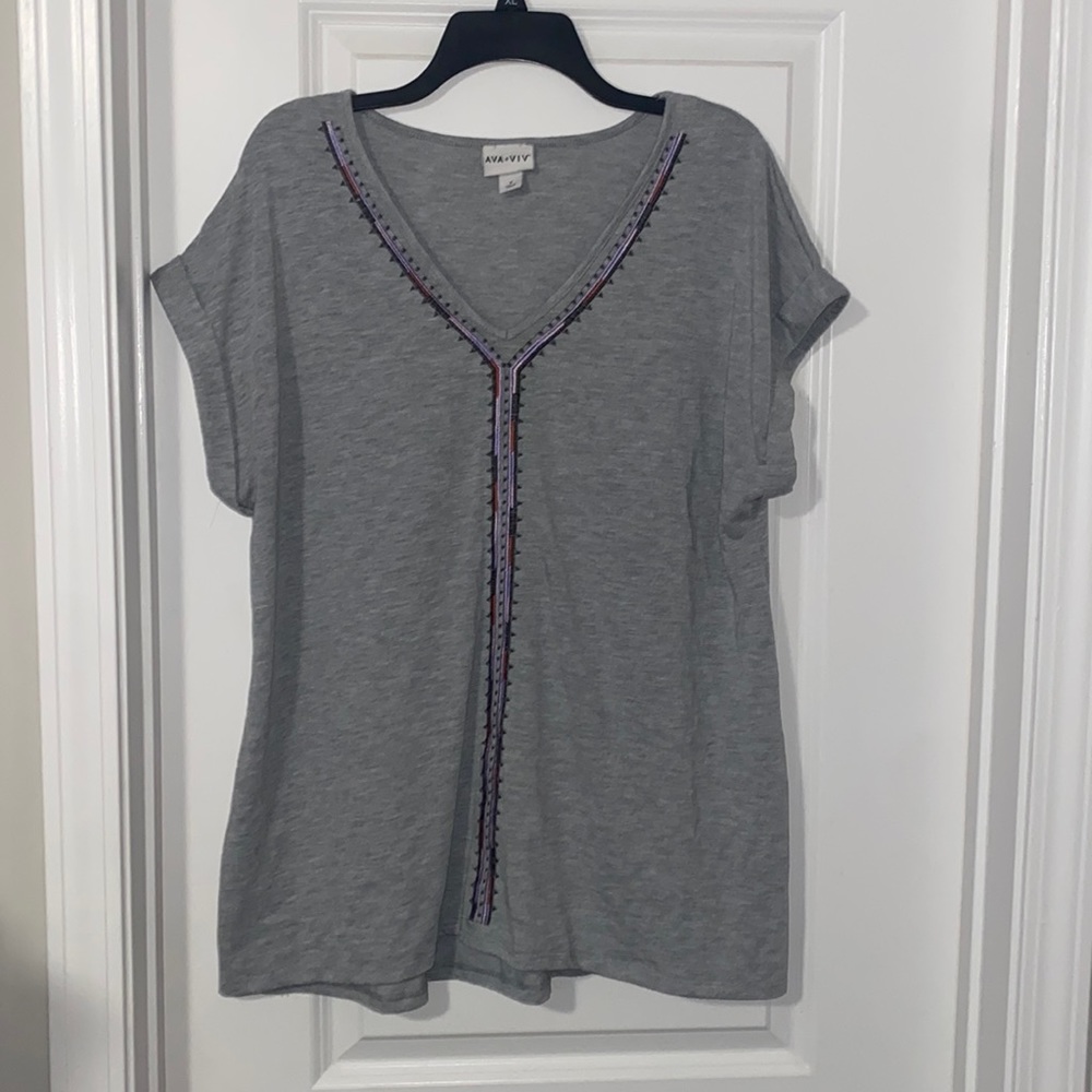 Ava & Viv NWOT Size X Short Sleeve Tee